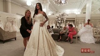 Wedding Dress Tips  Timeless Satin Ball Gown  Say Yes to the Dress [upl. by Noremmac4]