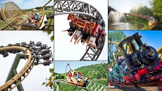 Unforgettable Adventure All Roller Coasters at Theme Park Tripsdrill POV [upl. by Novy]