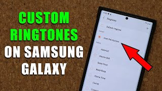 How to Set ANY Song as Custom Ringtone on your Samsung Galaxy Smartphone [upl. by Girard]