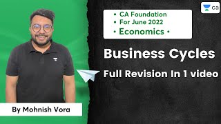 Business Cycles  Full Revision in 1 video  Mohnish Vora  CA Foundation [upl. by Lerrad798]