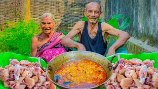 Grandpa Cooking Chicken Curry recipe Aja Kitchen [upl. by Aicinod]