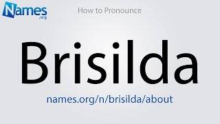 How to Pronounce Brisilda [upl. by Ronal]