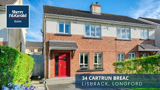 34 Cartrun Breac Lisbrack Longford  3 bedroom semi detached [upl. by Alfonzo]