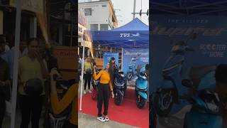 New scooty launch😍Nagaon Vinayak TVS 📍youtubeshorts shortvideo viral minivlog sikhabez [upl. by Aeniah795]