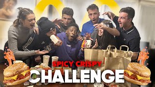 🌶️SPICY CRISPY MCBACON CHALLENGE Il PANINO PIÙ PICCANTE DEL McDonald’s🔥wPirlasV [upl. by Lovash]