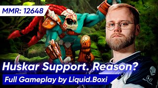 ANOTHER SUPPORT HUSKAR by BOXI 737d  Dota 2 Pro Gameplay [upl. by Adnala]