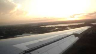 Allegiant Air landing and taxi at Orlando FL MCO [upl. by Aisinoid]