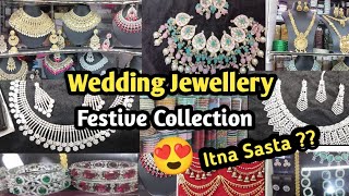 💥 GHATKOPAR MARKET JEWELLERY COLLECTION  BRIDAL JEWELLERY AT AFFORDABLE PRICE [upl. by Marelya]