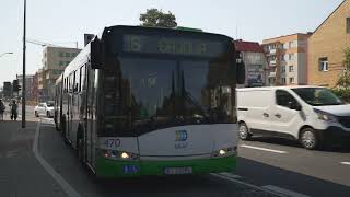 Poland Bialystok bus 16 ride from Ryska to Gen AndersaWasilkowska [upl. by Westleigh]