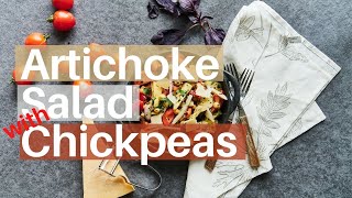 10 minute artichoke salad recipe [upl. by Crellen960]