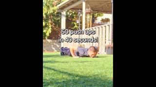 50 push ups in 40 seconds [upl. by Burkhardt]