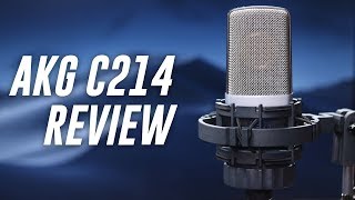 AKG C214 Condenser Mic Review  Test [upl. by Nort]