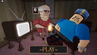 GRUMPY GRANDPA CAUGHT BARRY SLEEPING in GRUMPY GRAN HOUSE SCARY OBBY roblox [upl. by Winn]