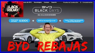 BYD Rebaja los precios por el BLACK FRIDAY 2024  y regalo de 1 Tarjeta de ZUNDER con 200 euros [upl. by Eecyac]