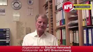 Friedrich Preuß Kommunalpolitische Arbeit der NPD in Helmstedt [upl. by Kaz]