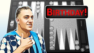 LEGENDARY Birthday Backgammon Tournament [upl. by Arita]