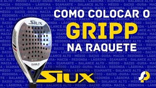 Como colocar o GRIPP NA RAQUETE Soneca PADEL [upl. by Edrea]