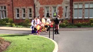 Dhol drummers and Scottish bagpipers [upl. by Iron291]