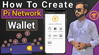 How to create Pi Network Wallet  Pi Browser wallet Tutorial  Cryptocurrency news [upl. by Kenon835]