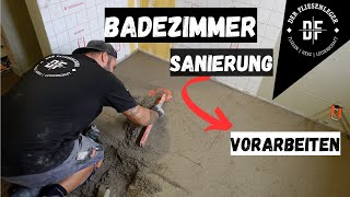 BADEZIMMER SANIERUNG  Vorarbeiten [upl. by Freeborn105]