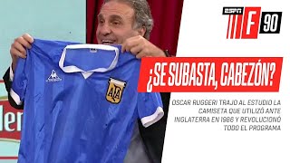 ¿SE SUBASTA CABEZÓN Ruggeri y la INCREÍBLE HISTORIA de la camiseta de Argentina ante Inglaterra [upl. by Aurea]