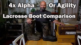 Lacrosse 4x Alpha Vs Alpha Agility Boots [upl. by Dopp299]