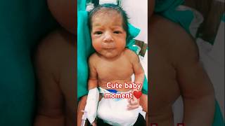 Newborn baby  Baby moment  Baby reaction  nicu newbornbaby cutebaby shorts ytshorts baby [upl. by Aisela]