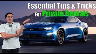 Essential Tips for a Successful Private Car Rental Business [upl. by Saltzman]