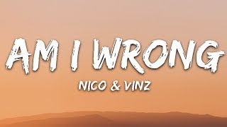 Nico amp Vinz  Am I Wrong Lyrics [upl. by Aramot]