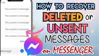 How to see unsent messages on messenger  Paano mabasa ang deleted message sa messenger [upl. by Noivax]