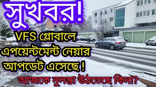 ইতালি ফ্লুসি ২০২৩সুখবর  VFS গ্লোবালে এপয়েন্টমেন্ট নেওয়ার আপডেট এসেছে আজকে নুলস্তা উঠতেছে কিনা [upl. by Lehpar]