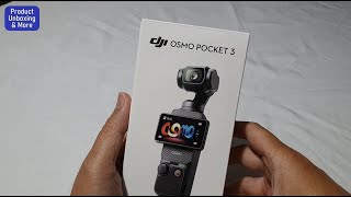 DJI Osmo Pocket 3 camera unboxing and first look [upl. by Finnigan728]