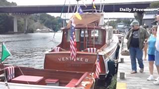 28th Annual Antique and Classic Boat Show at Hudson River Maritime Museum dailyfreeman [upl. by Quince]