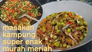 masak sederhana enak murah meriahsambal teri terong Pipit Shahzalialquds food recipe trending [upl. by Wolfgram]