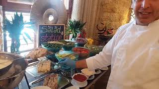 HILTON HOTEL BREAKFAST REVIEW  JABALEOMAR  HAJJ 2023 [upl. by Ignatzia]