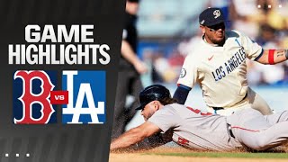 Red Sox vs Dodgers Game Highlights 72024  MLB Highlights [upl. by Wiggins510]