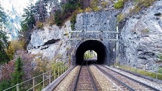 Lötschberg Mountain Route  Drivers Eye View  Part 1  Lalden to Spiez [upl. by Nodnyl]