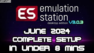 EmulationStation DE V303 ☆ Quick Setup Guide 2024 emulationstation emulator frontend [upl. by Edouard]