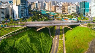 Amazing Lima Peru drone footage 🚁🌄 [upl. by Hortense]