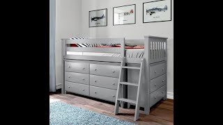 Loft Bed with 6 and 3 Drawers Dressers  Bunk Beds Canada [upl. by Jentoft]