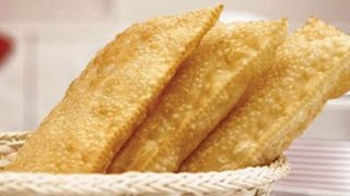 Receitas Especiais para Celíacos  Pastel de Feira sem Glúten [upl. by Pier]