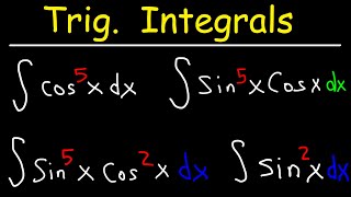 Trigonometric Integrals [upl. by Ensign]