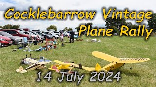 Cocklebarrow Vintage Model Plane Rally England  14 July 2024 [upl. by Attenwad924]