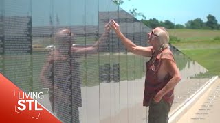 Vietnam Memorial Wall in Perryville Missouri  Living St Louis [upl. by Cartan]