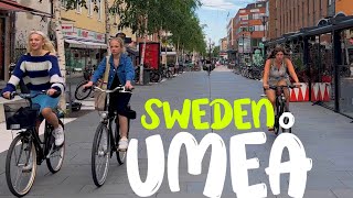 Umeå  Västerbotten  Sweden 2023 Walk Tour 4K Summer Walk [upl. by Karole888]