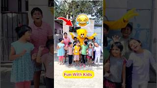 Teddy🧸with kids 🤣……funnyshorts trendingreels comedy [upl. by Alehcim]