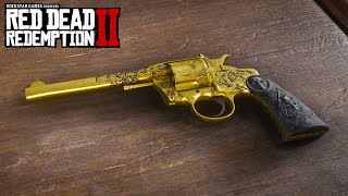 RED DEAD REDEMPTION 2  DOUBLEACTION REVOLVER GUNSLINGER Weapons Customization amp Showcase [upl. by Conias809]