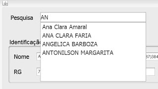 Pesquisa igual a do google no java jTextField  jList [upl. by Bax]
