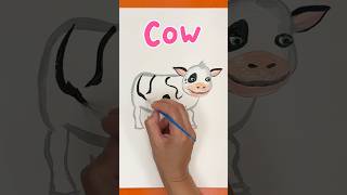 C is for COW🐮 Learn and Paint with CoComelonClassroom  shorts cocomelon [upl. by Eelloh]