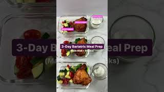 How to Meal Prep after Bariatric Surgery  bariatric diet  gastric sleeve meal prep  wls recipes [upl. by Hale]